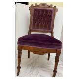 Vtg Eastlake Style Dining Chair