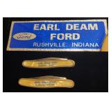 Earl Dean Ford glitter decal & pocket knives