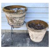 Foam Planters & Stand