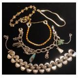 Monet charm & chunky link bracelets