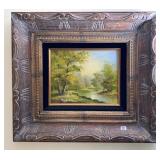 Framed Oil on Canvas By Irene Cafieri