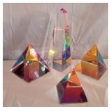 Rainbow Crystal Tower & Pyramids