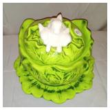 Holland Mold Cabbage & Rabbit Serving Bowl