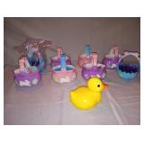 Ceramic Easter Baskets & Duck