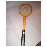 Vintage Wood Framed Tennis Racket