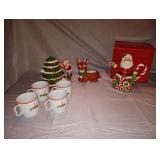 Tea Pots ,Cups & Candy Bowl