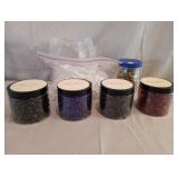 Glass Decorative Gems & Display Ice Cubes