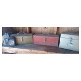 Tools Boxes and Oil