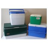 Assorted Coleman Coolers