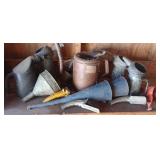 Oil Cans and Funnels