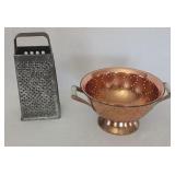 Colander and Grater