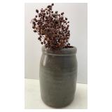 Stoneware Canning Jar 8in tall