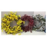 3-Seasons Wreaths 18in dia