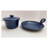 Rowe Potteryworks Stoneware Covered Crock &