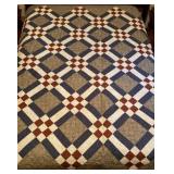 King Size Handmade Machine Quilted Quilt