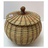 Native American Sweetgrass Basket