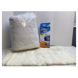 Full Mattress Pad, Space Bags & Bath Mat