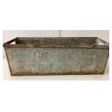 Galvanized Box Planter 28x9.25x10