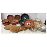 Planter Trays, Liners & Cork Coasters