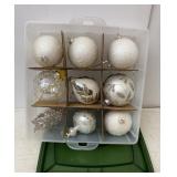(9) Mid Size Ornaments & Tote