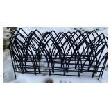 (6) 24in sections of Heavy Wire Landscape Edging