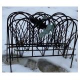 (6) Wire & Dragonfly landscape Edging Sections