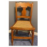 Antique Cane Seat Dining Chair