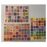 (3) Quilt Mounted Puzzles