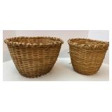 Reed Baskets without Handles