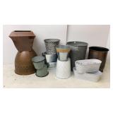 Various Size Metal Planters