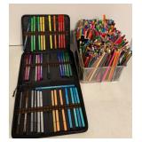 Colored pencils & Ultra Fine Tip Pens