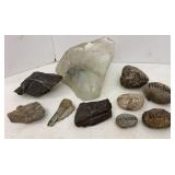 Neiss, Shale, Glass & other landscape rocks
