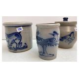 Rowe Potteryworks Stoneware Small Crocks