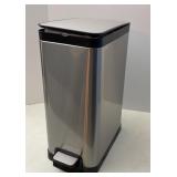 Metal Trash Can with Step Lid