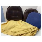 (7) 42in rd Table Cloths & Chair Pads