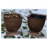 Copper urn Look Planters