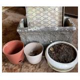 Resin, Plastic & Glazed Terracotta Planters
