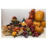 Fall Decor & Plastic Fruit