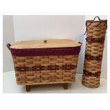 Amish Handmade Yarn & Needle Baskets