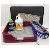 Dog/Cat Litter Box & Tie Outs