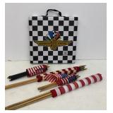 Indianapolis Motor Speedway Cushion & Flags