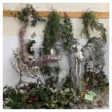 Unused Cedar, Pine, Berry Greenery Garland
