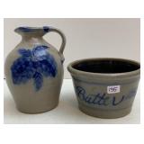 Rowe Potteryworks Stoneware Oil & Butter