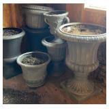 Various Size Resin Urn Planters