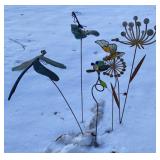 Dragonfly, Hummingbird & Praying Mattis Art