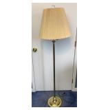 3-Bulb Brass Colored Floor Lamp 62in tall