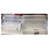 (5) Under Bed Storage Totes