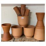 Small Terracotta Planters & Plant Nannys