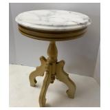 Marble Top Tea Table/Plant Stand