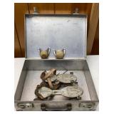 VTG Roller Skates in Aluminum Case